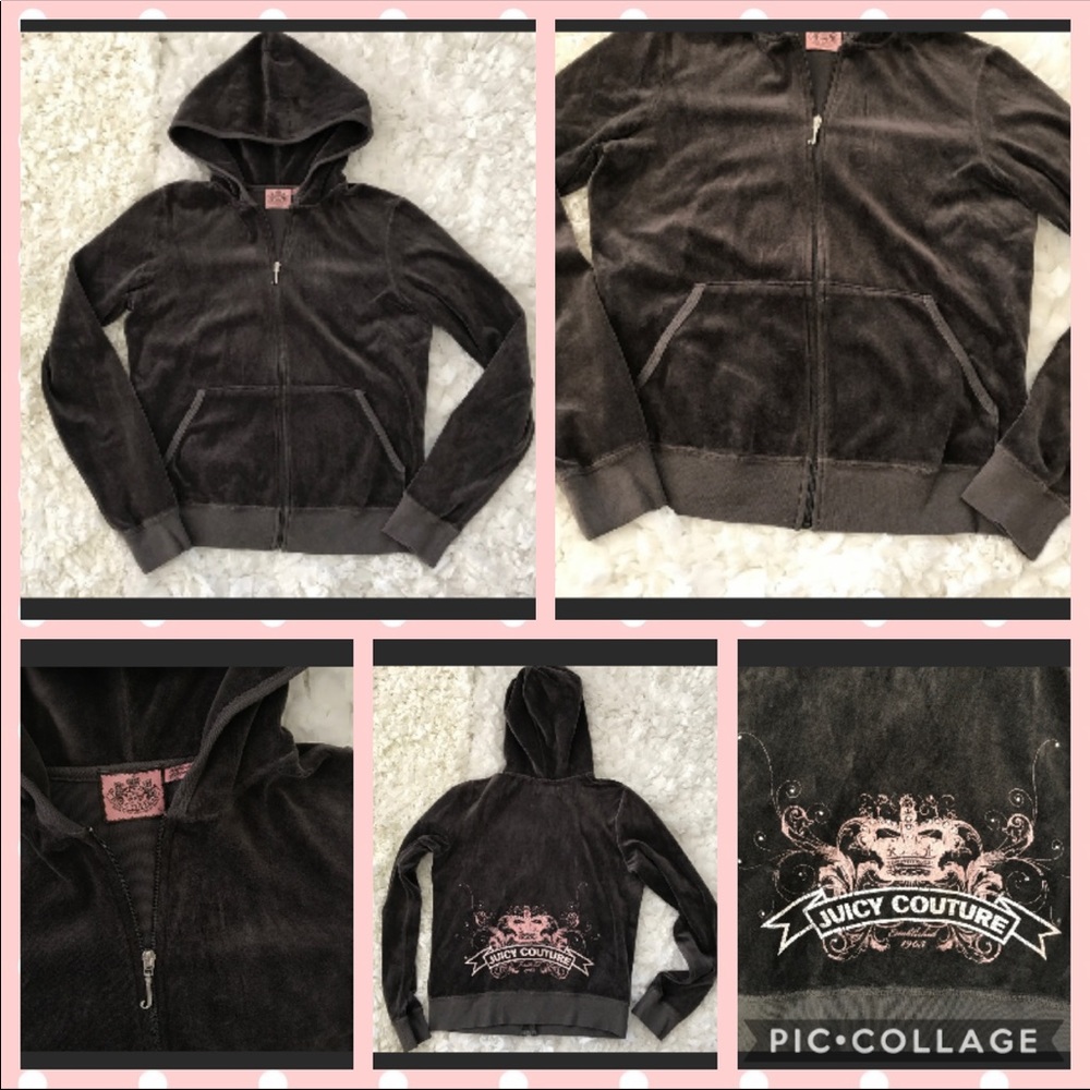 👑Juicy Couture Full Zip Hoodie! Super cute!👑